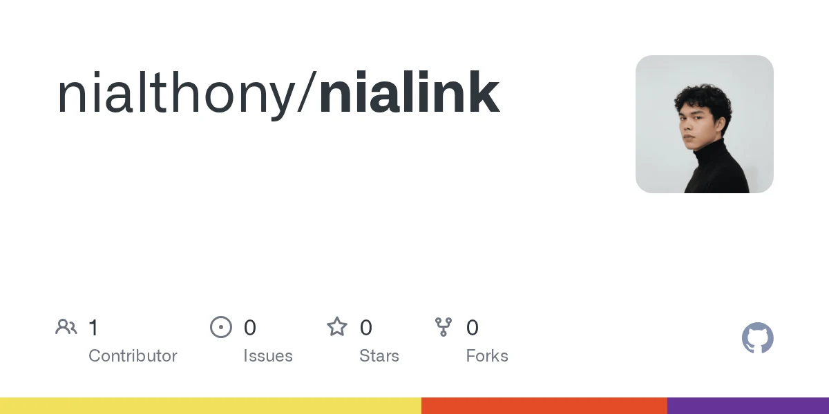 nialink: social links page